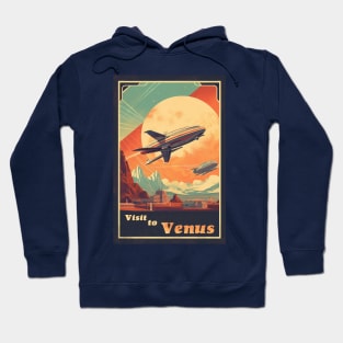 Venus Adventure Vintage Travel Poster Hoodie